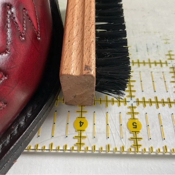 Vintage Texas Cranberry Floral Cowgirl Boots | USA Made | Patent | Women’s 7 M - Picture 7 of 16